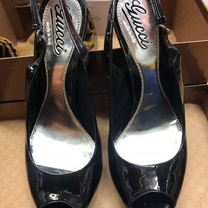 Gucci heels with hidden platform